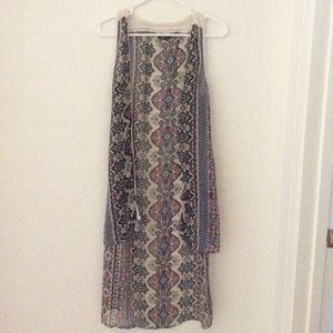 Colorful print coverup